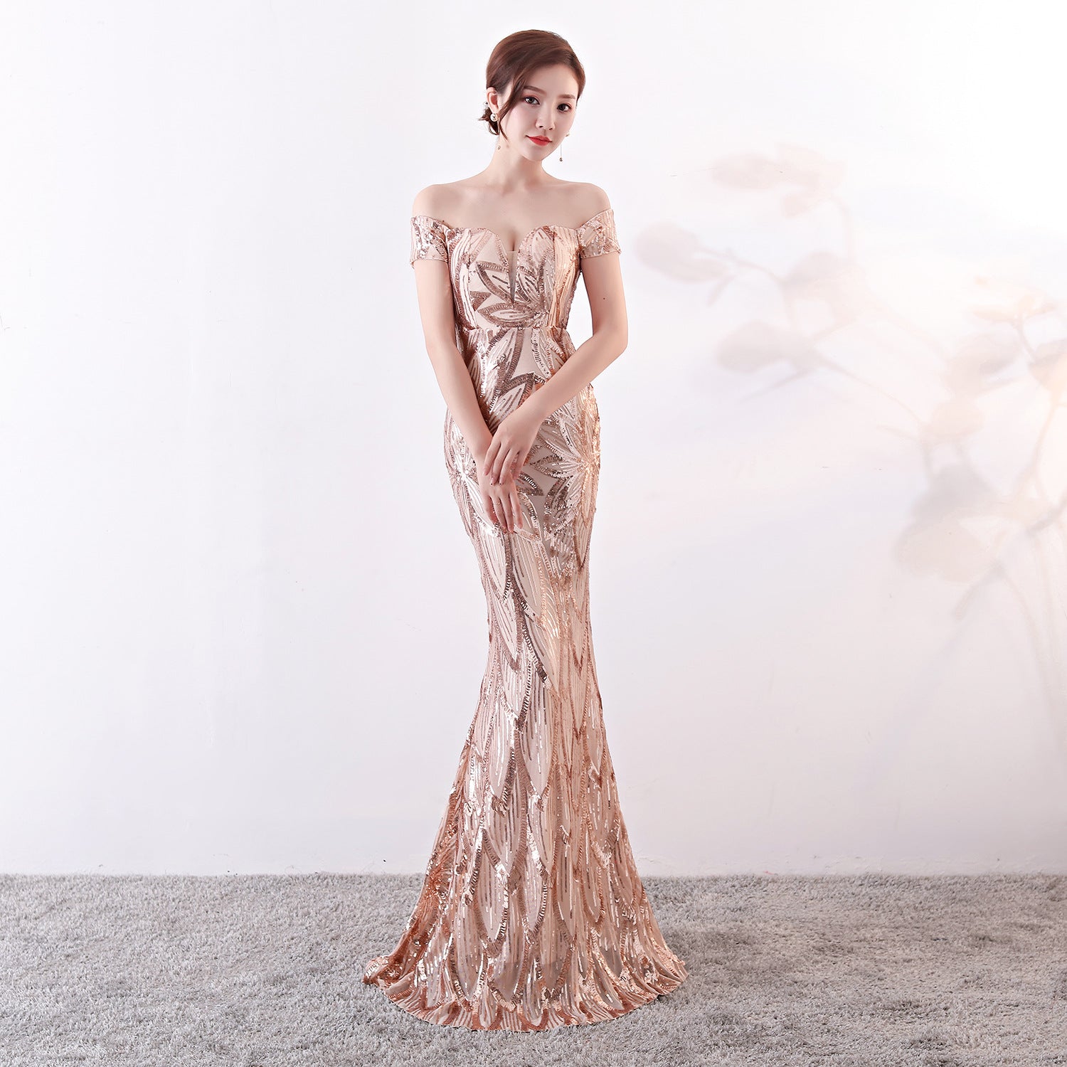 Adelaide Fitzgerald | Sequined Formal Dress For Women