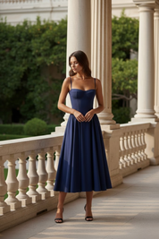 Clara Bellini | Sage Green Midi Dress For Women