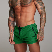 Ottone Oakshaw | Zip Pocket Drawstring Beach Shorts For Men