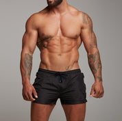Ottone Oakshaw | Zip Pocket Drawstring Beach Shorts For Men