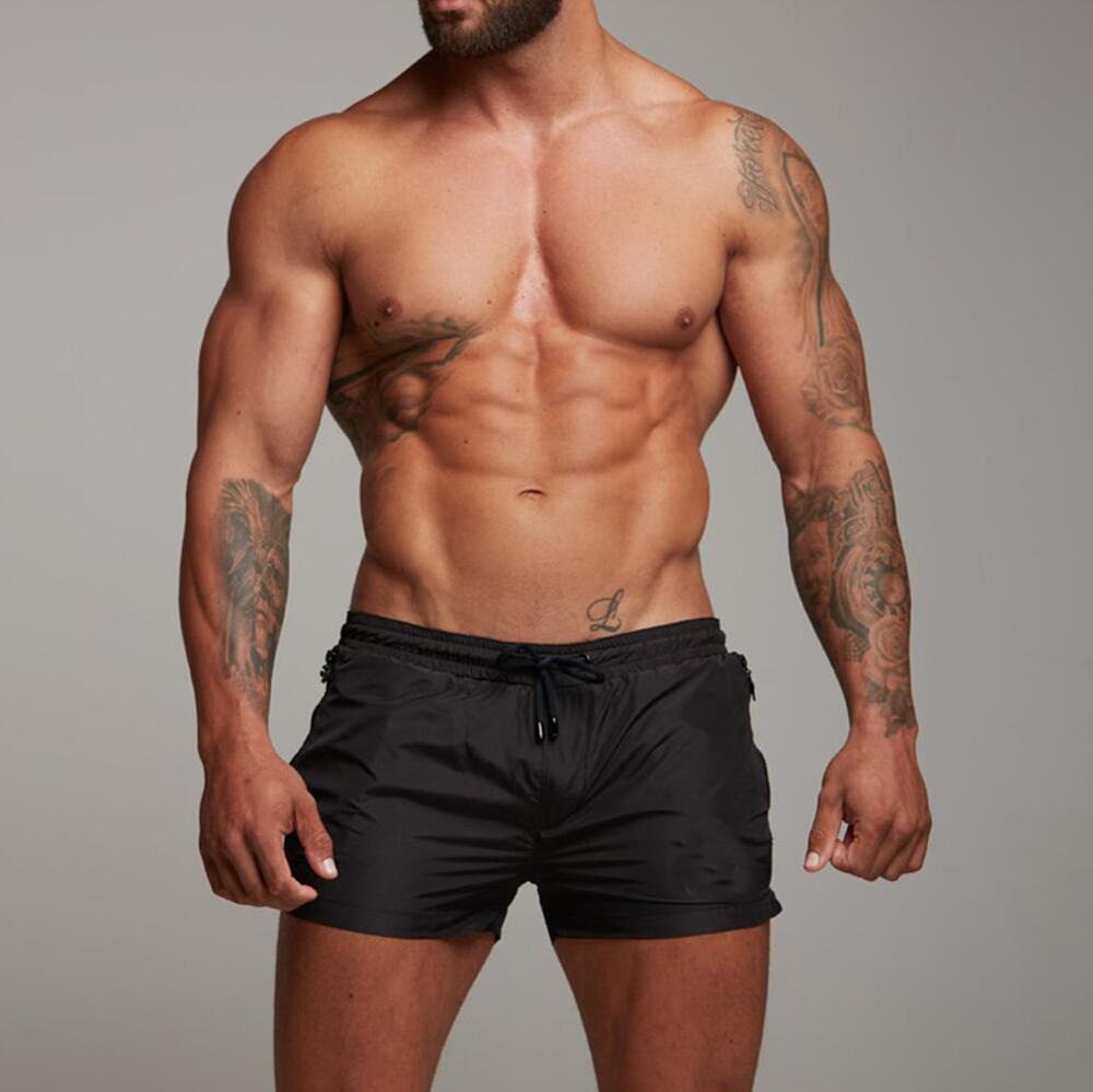 Ottone Oakshaw | Zip Pocket Drawstring Beach Shorts For Men