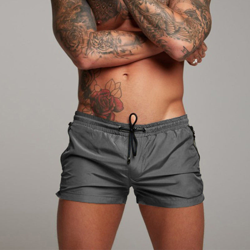 Ottone Oakshaw | Zip Pocket Drawstring Beach Shorts For Men