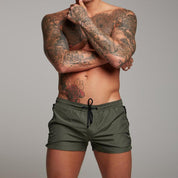 Ottone Oakshaw | Zip Pocket Drawstring Beach Shorts For Men