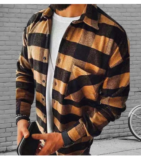Renato Oakbrook | Checked Flap Pocket Overshirt For Men