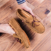 Finn White | Suede Driving Loafers For Men