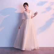 Phoebe Alderton | Glitter Tulle Maxi Evening Dress For Women