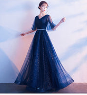 Elise Robertson | Sparkle Tulle A-line Maxi Gown For Women