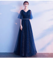 Elise Robertson | Sparkle Tulle A-line Maxi Gown For Women