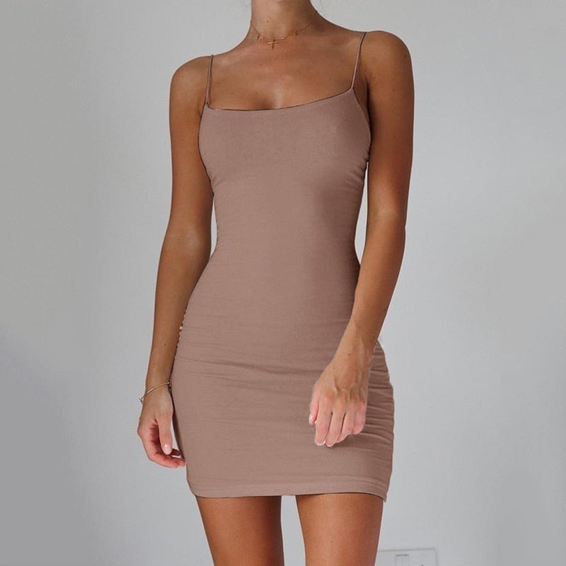 Ruby Anderson | Halter Bodycon Mini Dress For Women