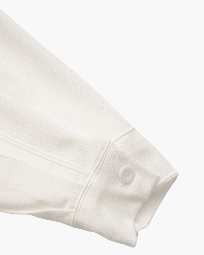 Alessandro Ricci | Ribbed Silk-Feel Shirt with Modern Elegance For Men