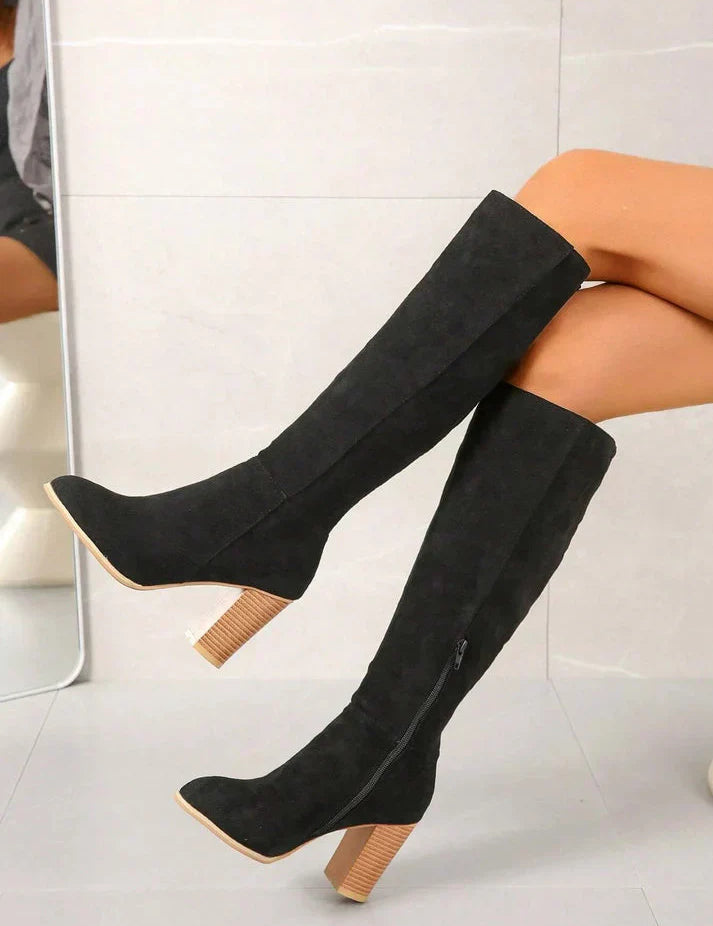 Valentina Moreau | Luxe Knee-High Suede Boots For Women