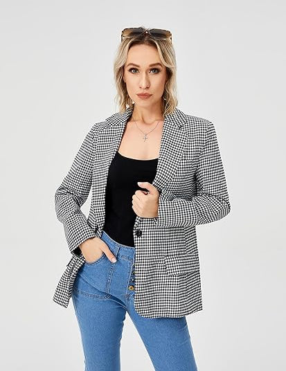 Clementine Ashford | Houndstooth Work Jacket For Women