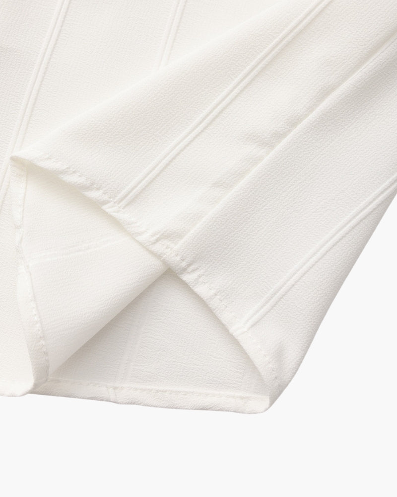 Alessandro Ricci | Ribbed Silk-Feel Shirt with Modern Elegance For Men