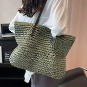Bianca Moretti | Woven Straw Tote Bag For Women