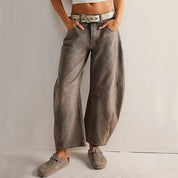 Sienna Barrett | Wide-Leg Straight Trousers For Women