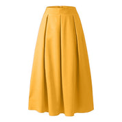 Camille Rossi | Elegant Pleated Maxi Skirt For Women