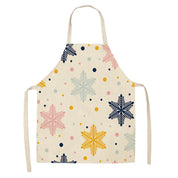 Yule Tide | Red Tartan Reindeer Print Christmas Apron Unisex