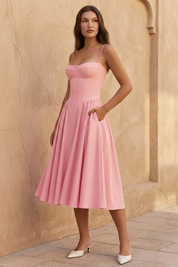 Clara Bellini | Sage Green Midi Dress For Women