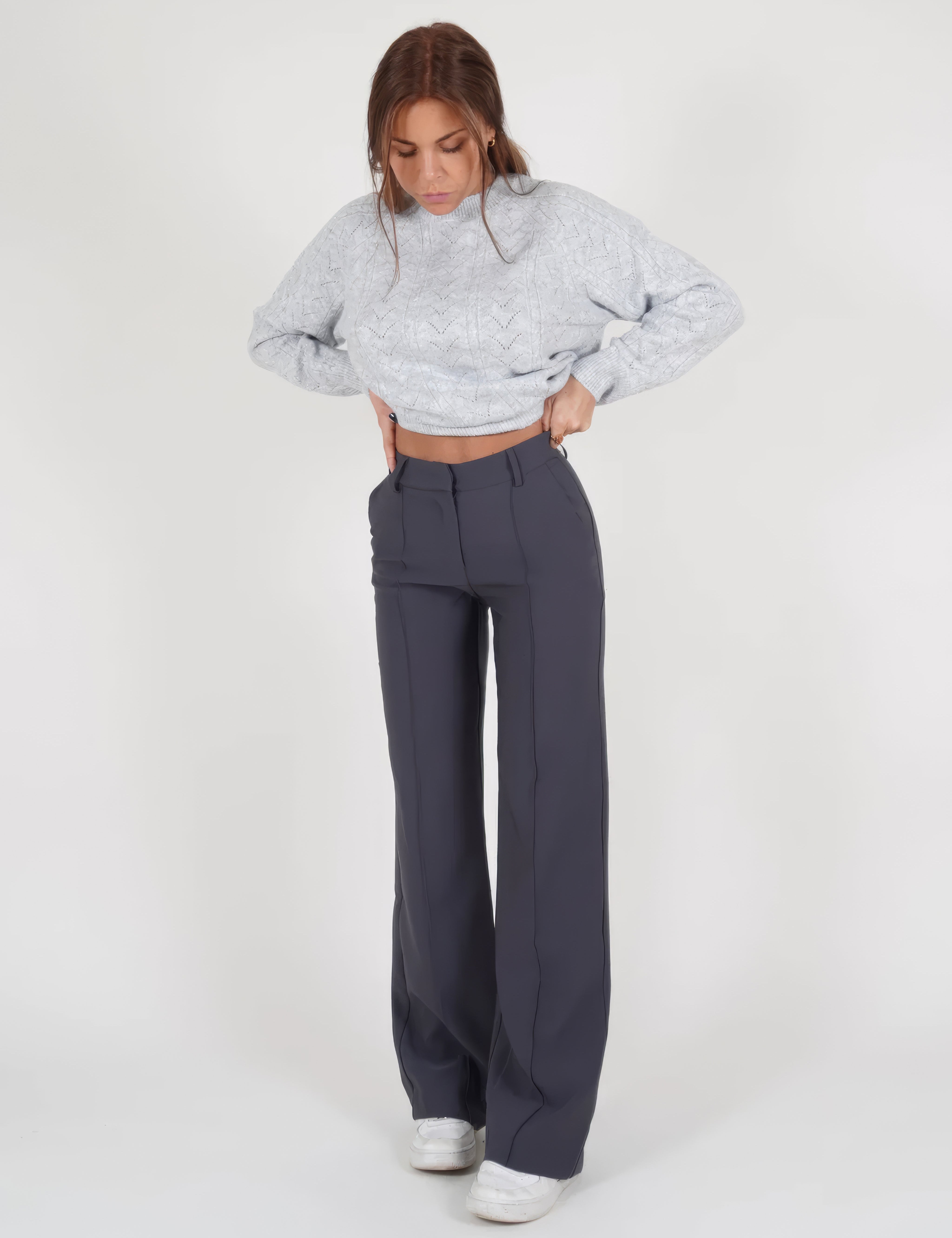 Alessia Romano | High Waisted Wide Leg Pants For Women