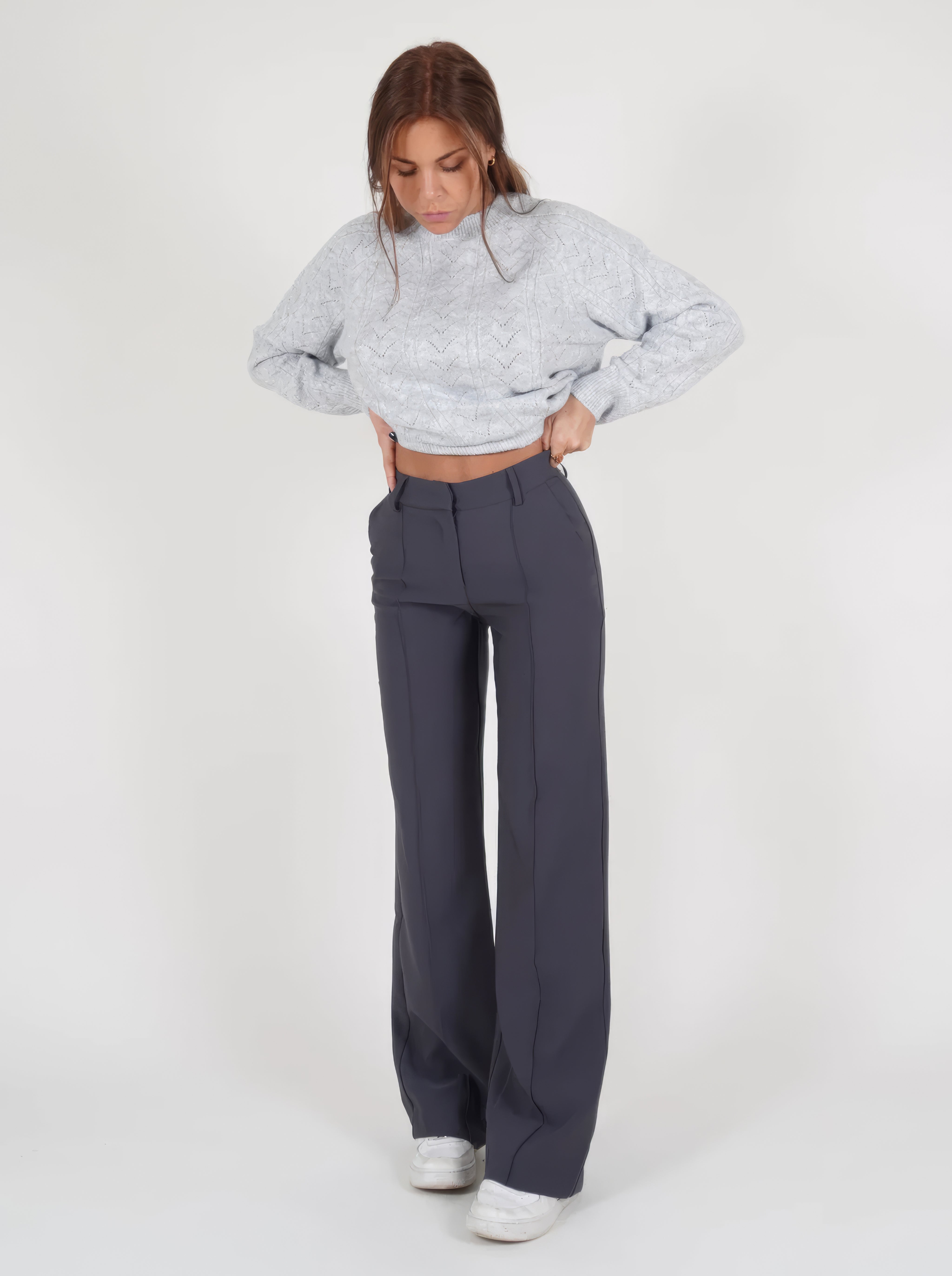 Alessia Romano | High Waisted Wide Leg Pants For Women