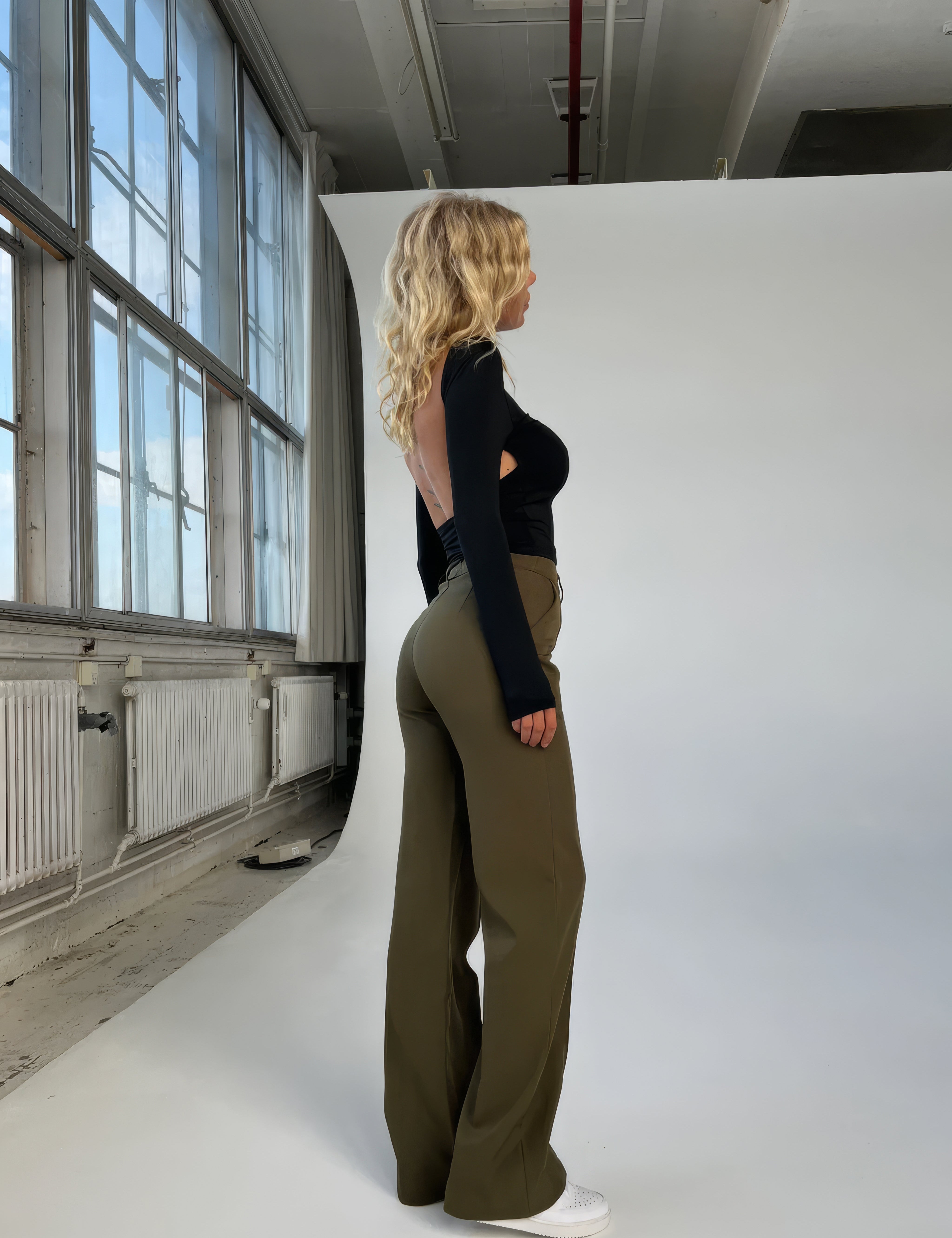 Alessia Romano | High Waisted Wide Leg Pants For Women