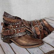 Arabella Fontaine | Vintage Western Ankle Boots For Women