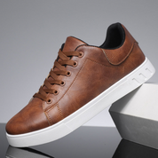 Matteo Sinclair | Minimalist Leather Sneakers For Men