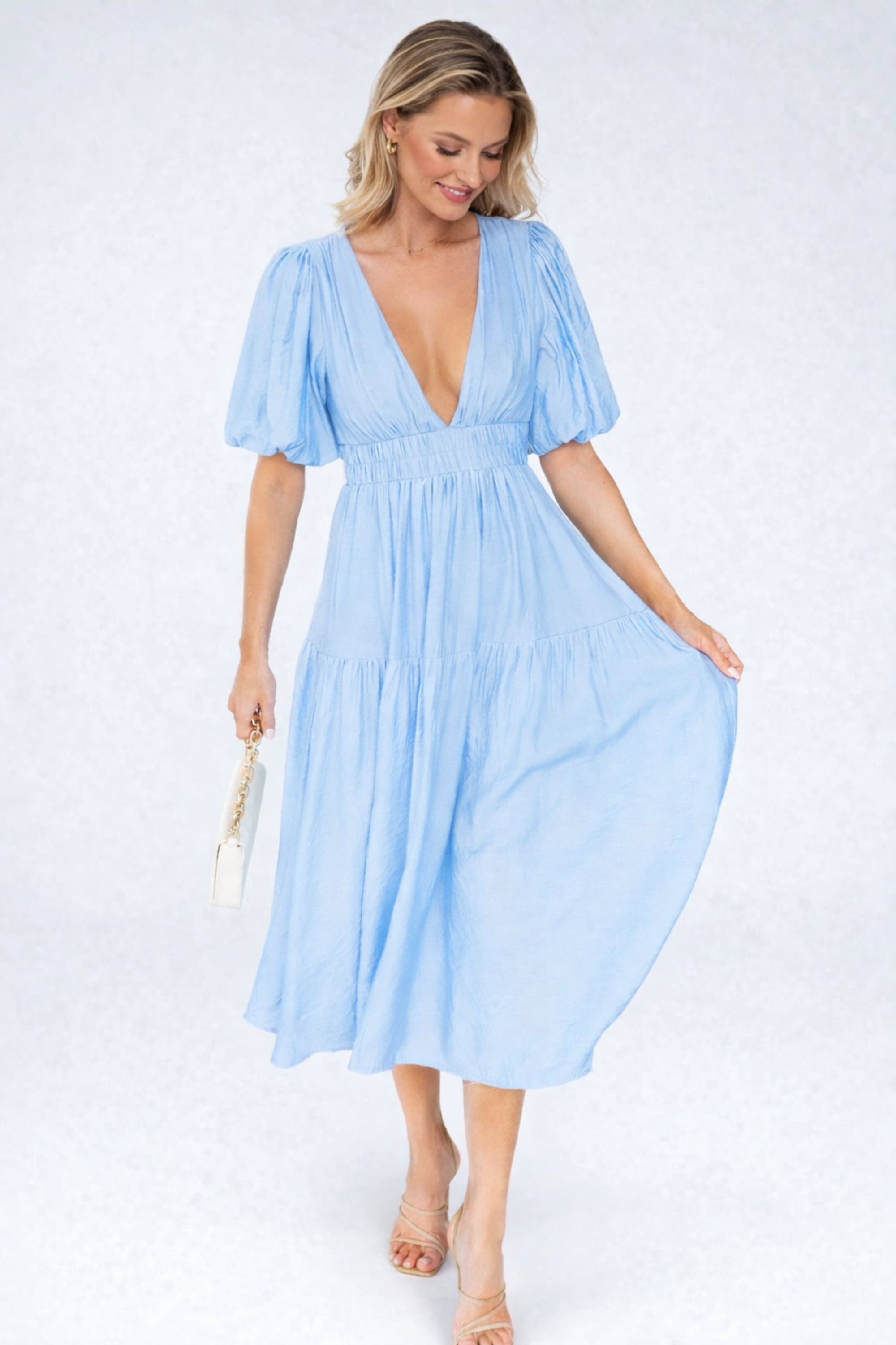 Amelia Sinclair | Flowing Midi Dress For Women