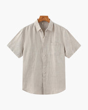 Matteo Ricci | Lightweight Linen Shirt with Relaxed Elegance For Men