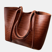 Harper Donnelly | Croc-Effect Leather Tote Bag For Women