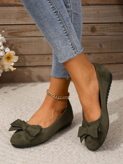 Giulia Fontana | Elegant Comfort Bow Flats For Women