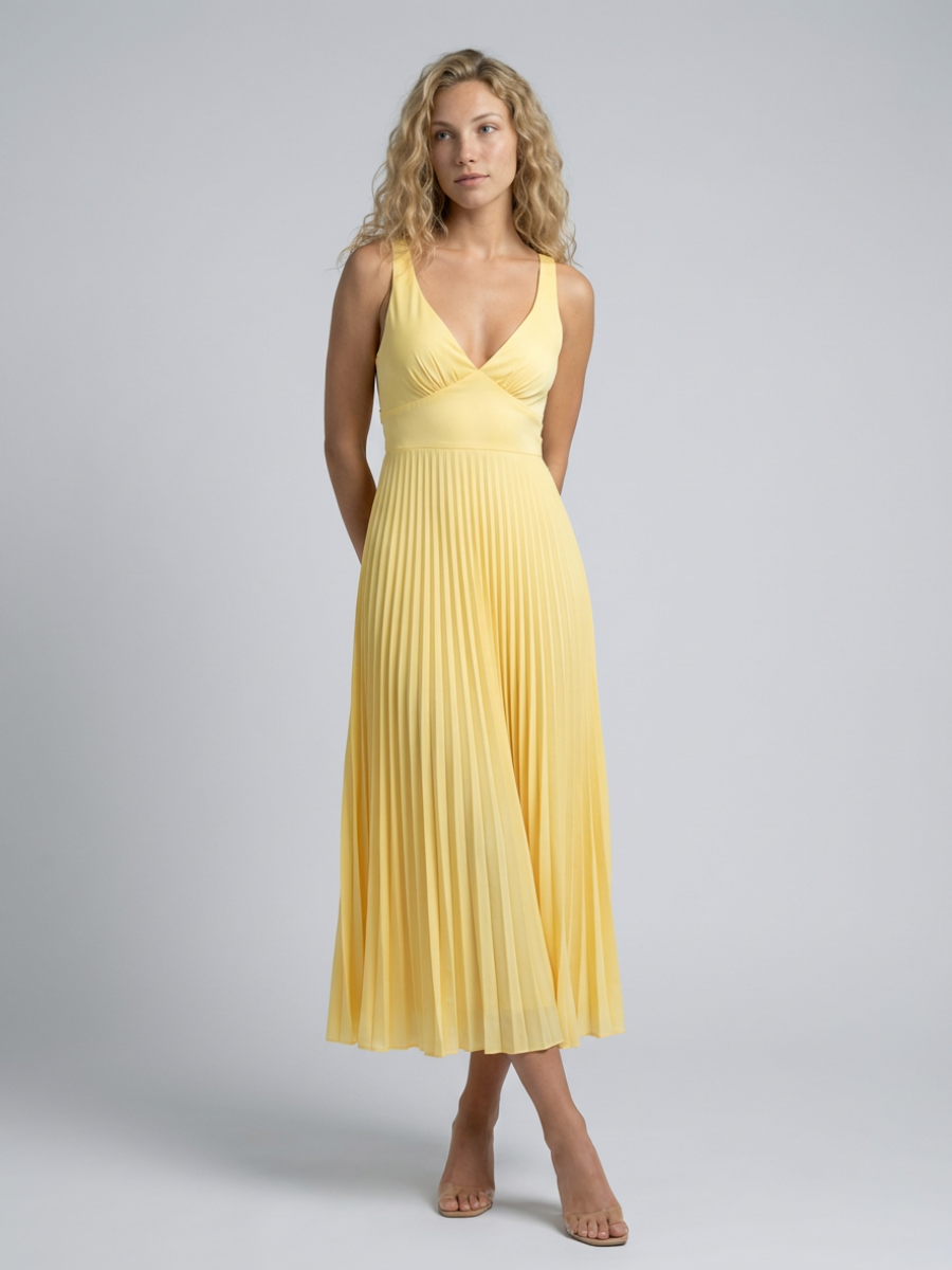 Aurora Bellini | Pleated Maxi Dress For Women