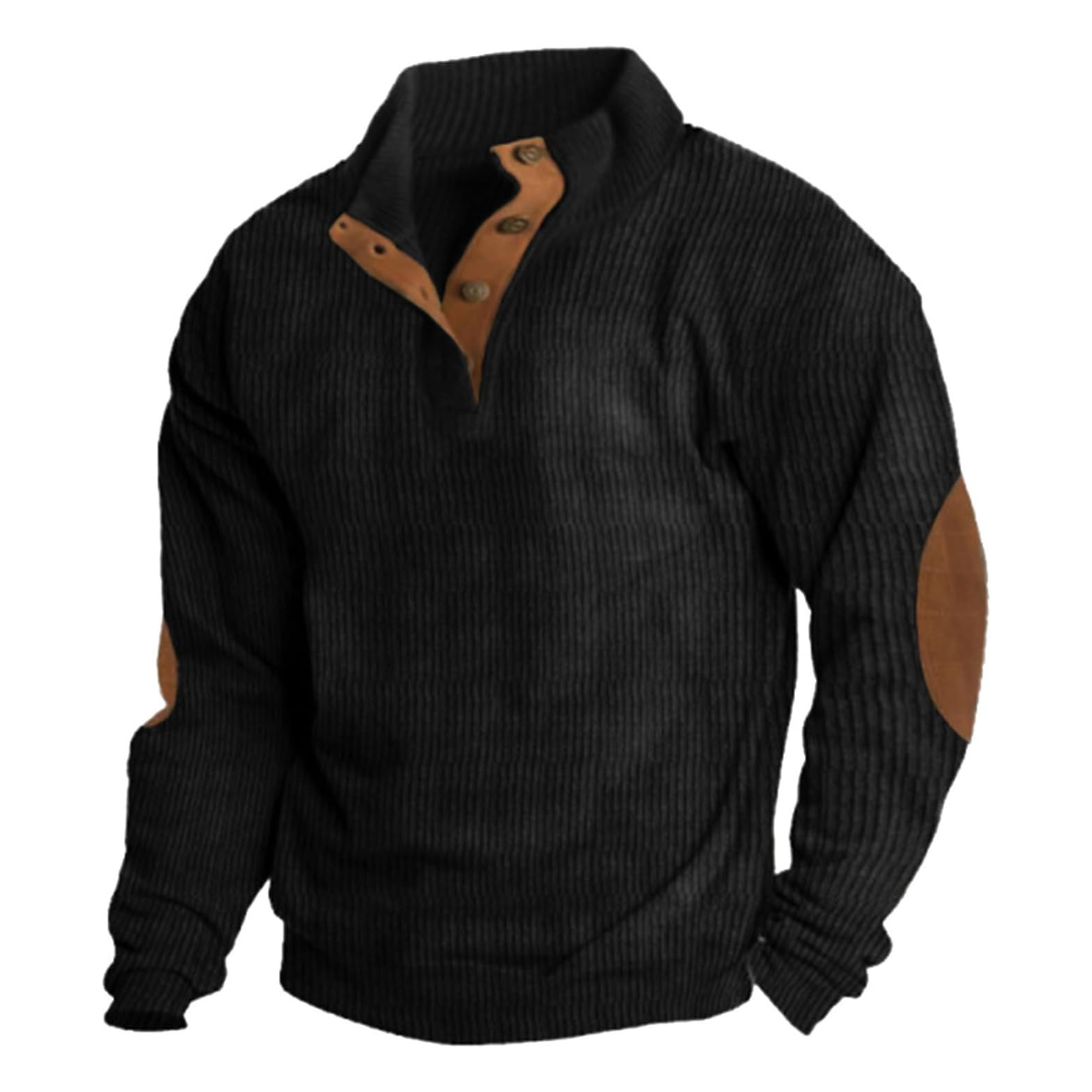 Lachlan Bennett | Corduroy Quarter-Button Sweatshirt For Men