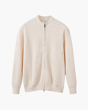 Matteo Bellini | Ribbed Zip Cardigan with Refined Comfort For Men