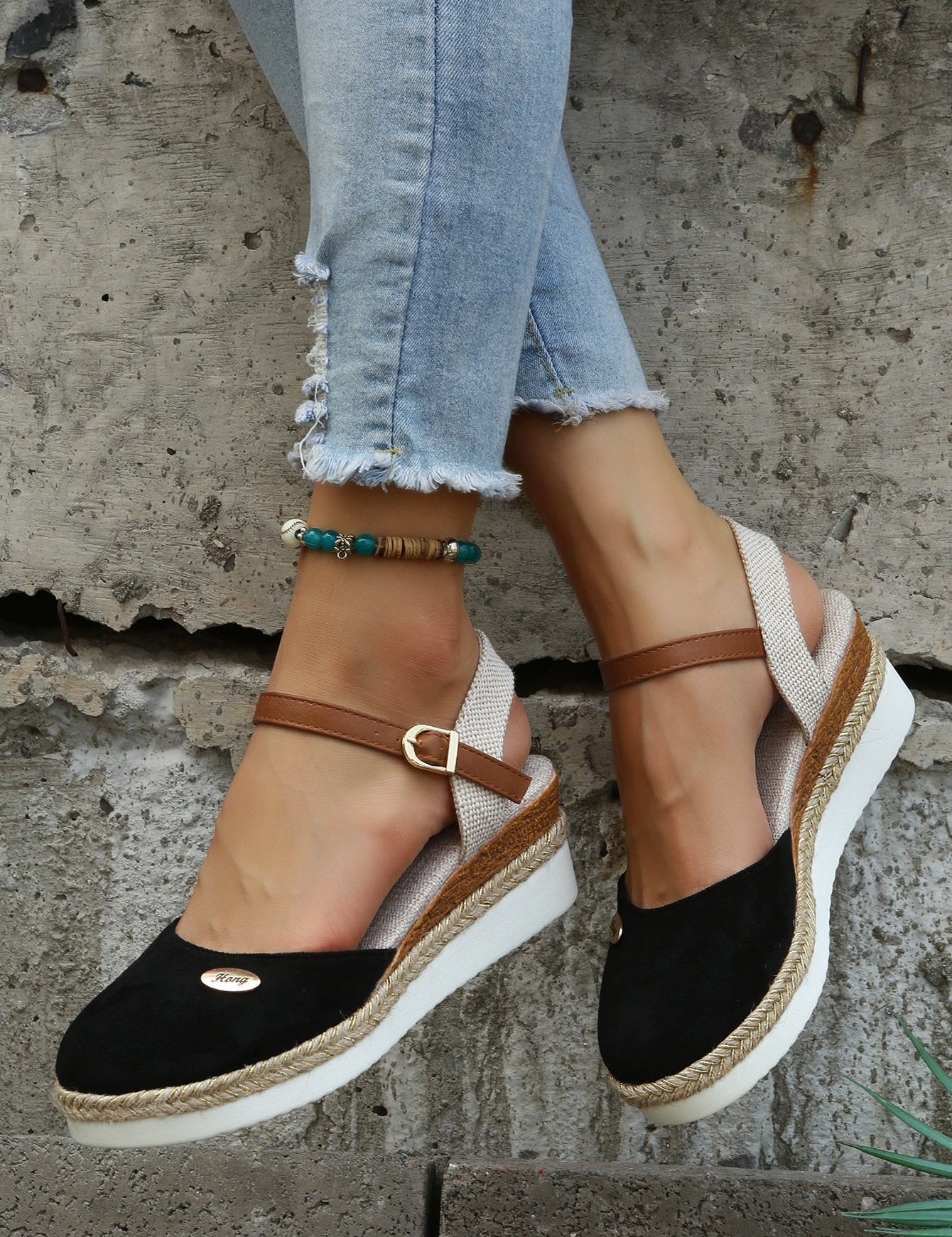 Valentina Rossi | Comfort Wedge Mary Jane Shoes For Women