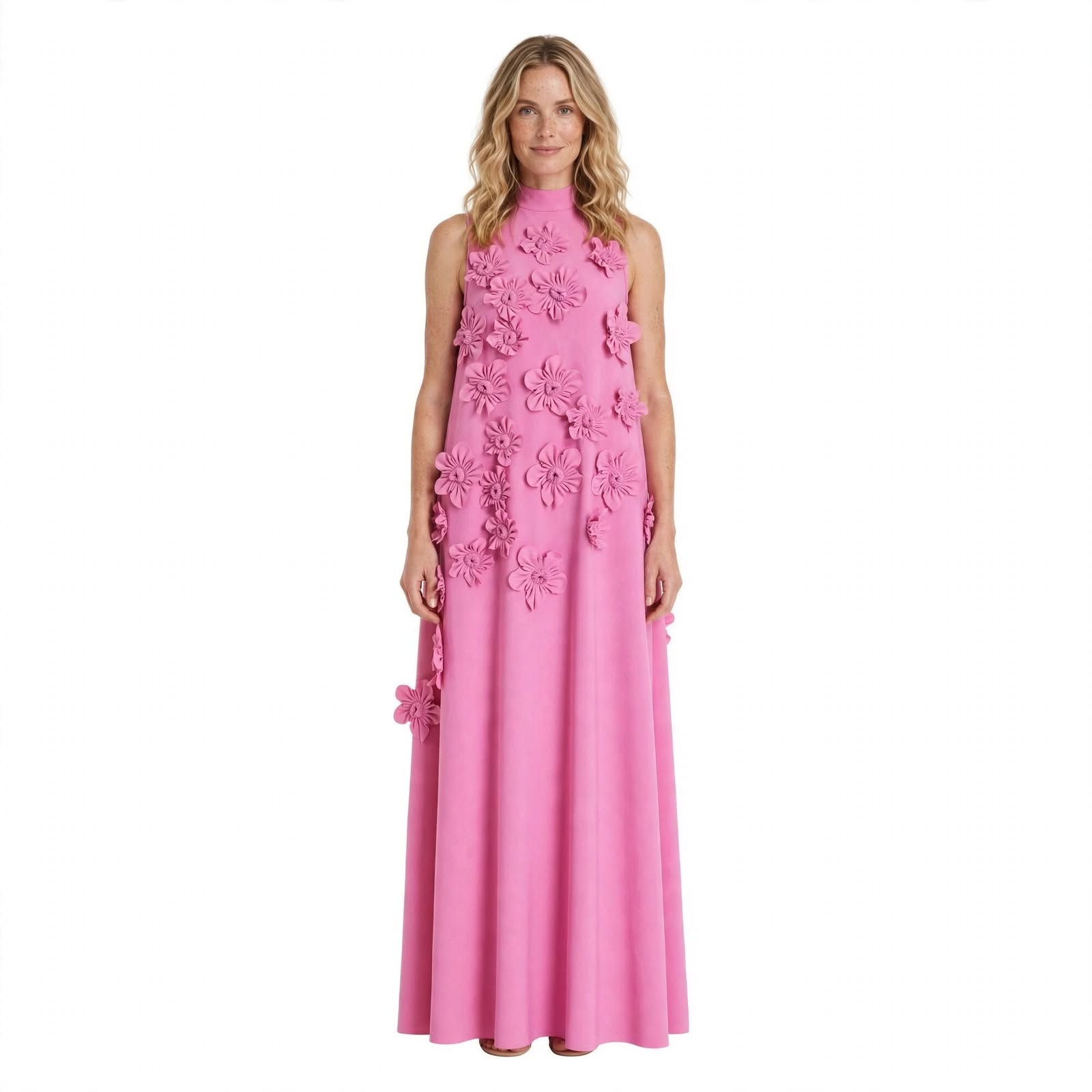 Claudia Winslow | Floral Embellished Maxi Dress For Women