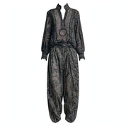 Bridget Harkness | Paisley Print Shirt & Trousers Set For Women