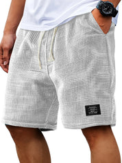 Corey Whitworth | Waffle-Knit Casual Shorts For Men