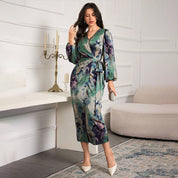 Holly Parker | Printed Wrap Midi Dress For Women