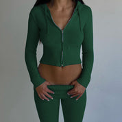 Sienna Moreau | Ribbed Lounge Set With Luxe Sculpted Fit Detail