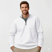 Julien Moreau | Premium Zip-Neck Sweater For Men