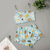 Chloe Merrick | Cookie Print Cami Pajama Set For Women