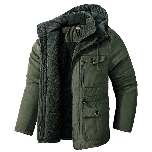 James Hartley | Insulated Hooded Parka Jacket For Men