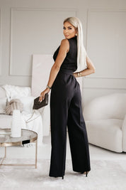 Velmira Poise | Tailored Wrap Jumpsuit