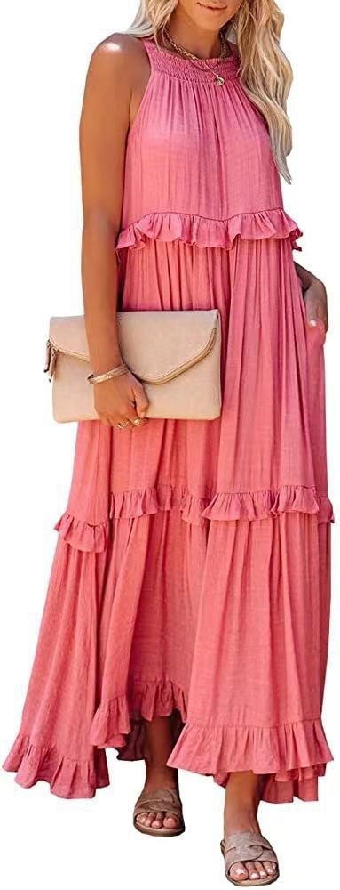 Amelia Turner | Tiered Ruffle Maxi Dress For Women