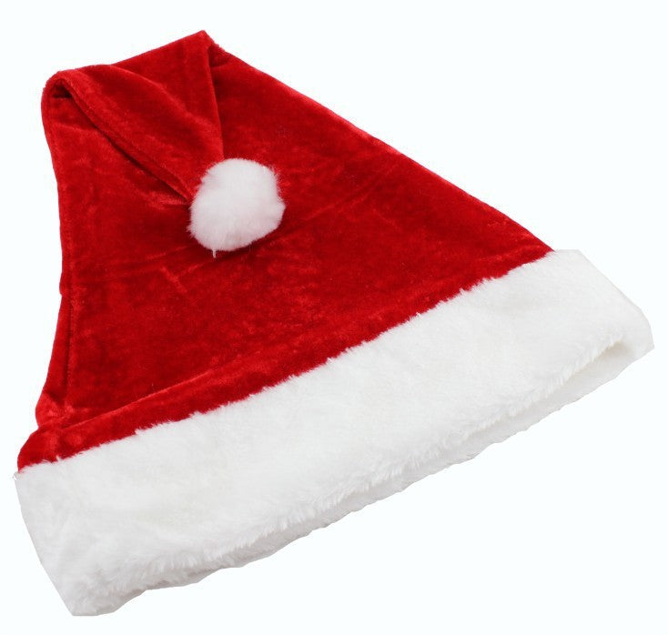 Merry Frost | Red Faux Fur Trim Christmas Santa Hat Unisex
