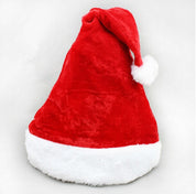 Merry Frost | Red Faux Fur Trim Christmas Santa Hat Unisex