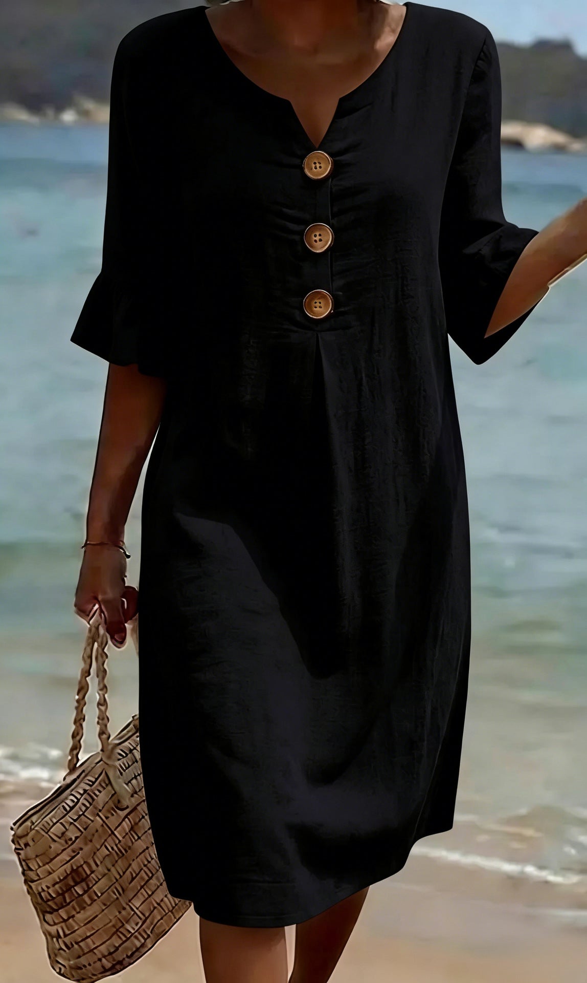 Beatrice Holloway | Relaxed Cotton Mini Dress For Women