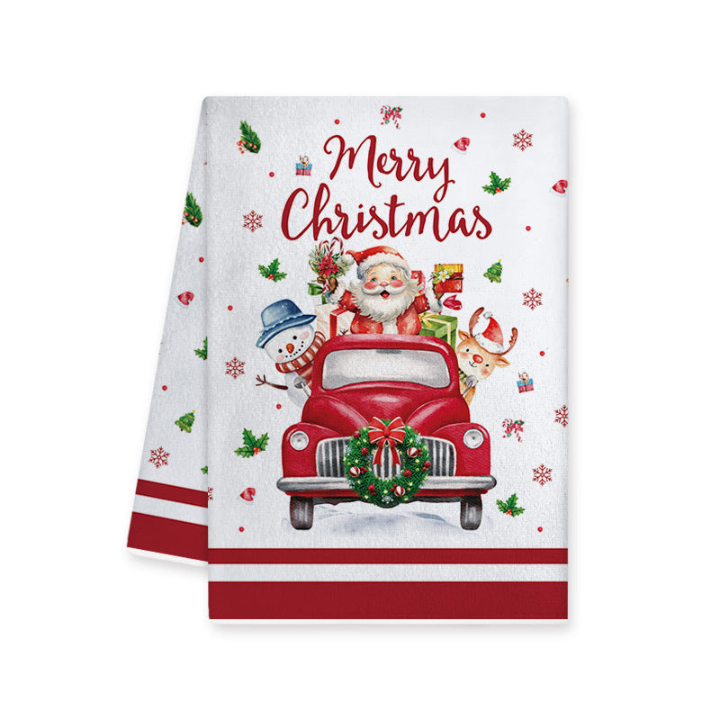 Joyful Home | Red Buffalo Plaid Christmas Kitchen Towel Unisex