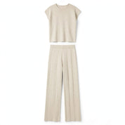 Naomi Ashcroft | Ribbed Two Piece Set For Women